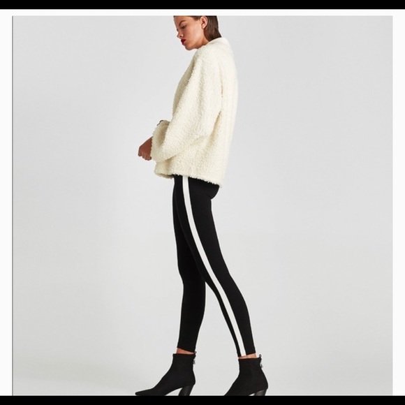 Zara ivory teddy bear sherpa sweater - Picture 4 of 8